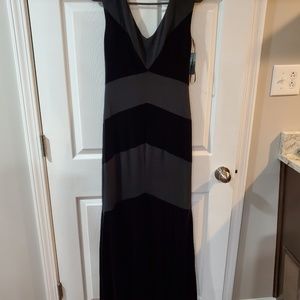 LRL Black Short Sleeves Dress